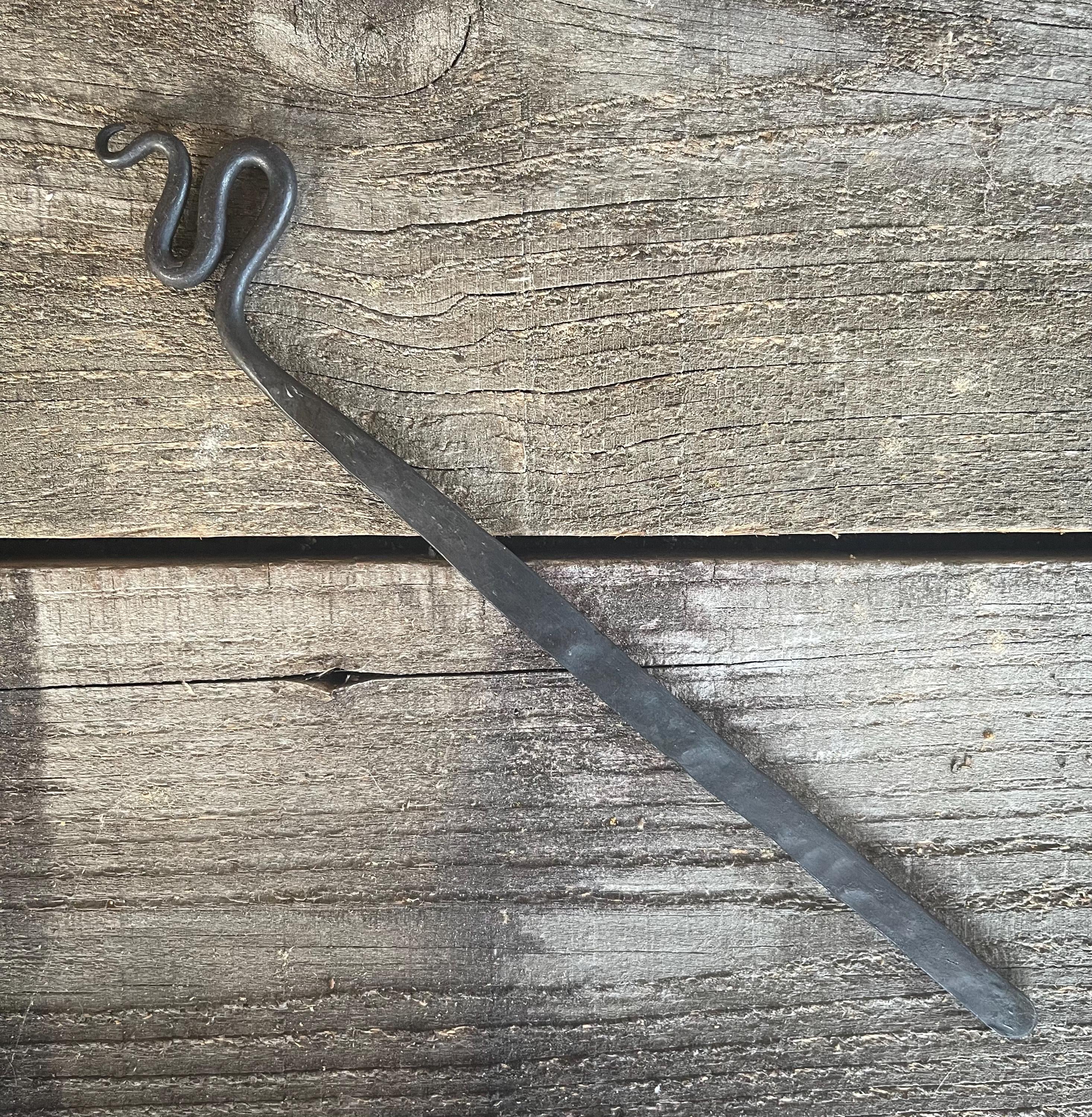 Hand-Forged Steel Bookmark - Serpent