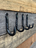 Hand-Forged Wall Hook - Small
