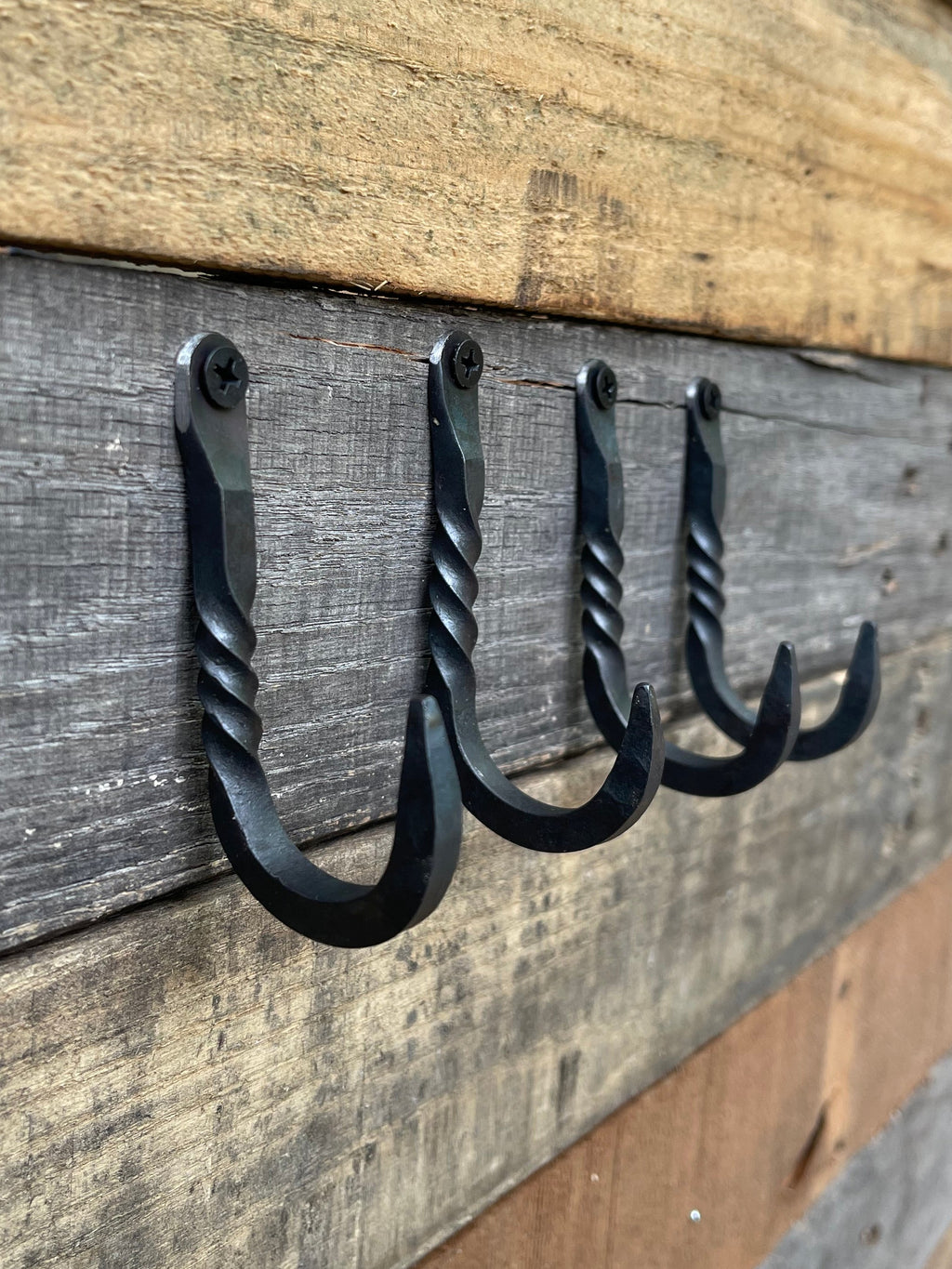 Hand-Forged Wall Hook - Small