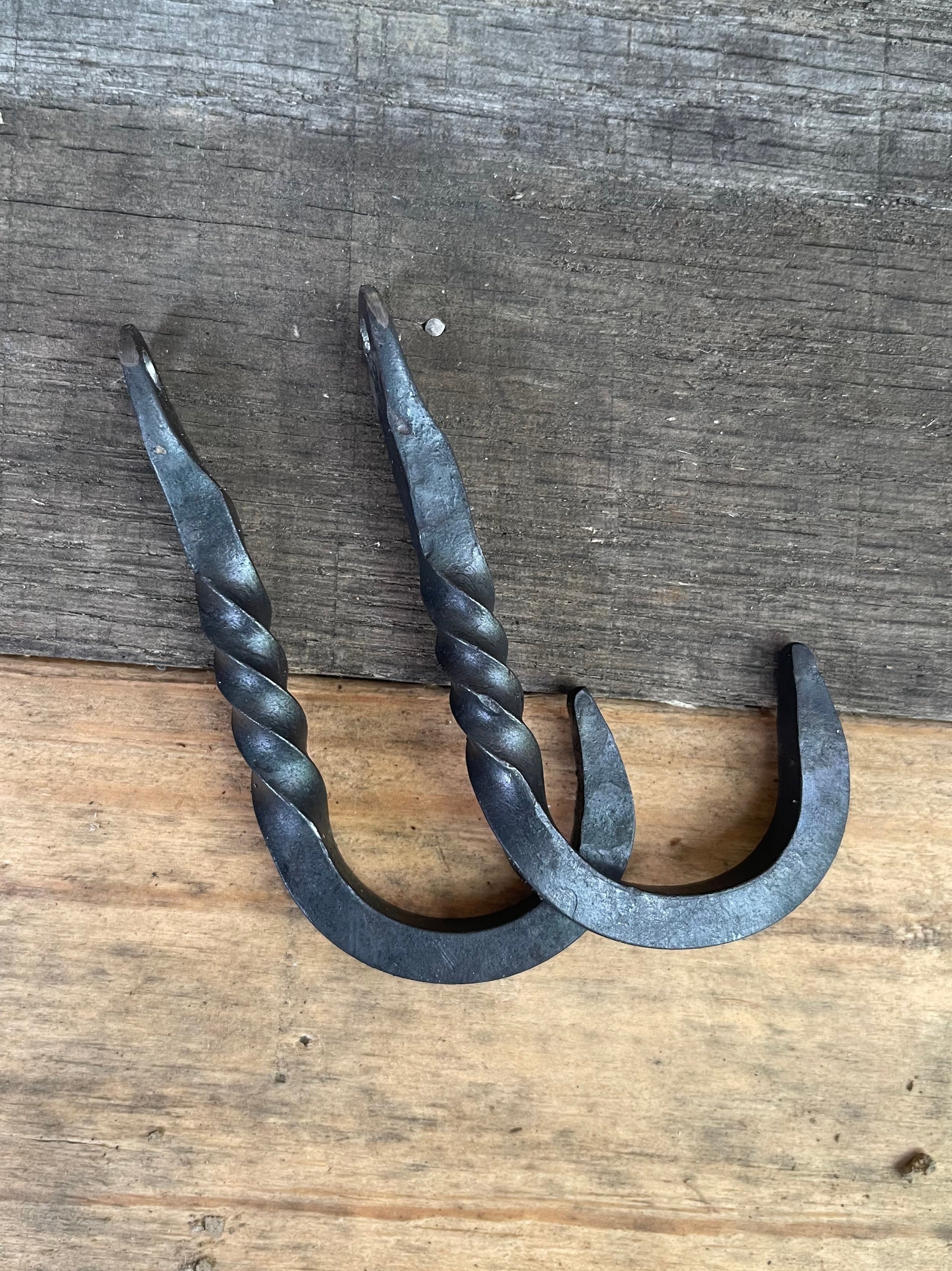 Hand-Forged Wall Hook - Small