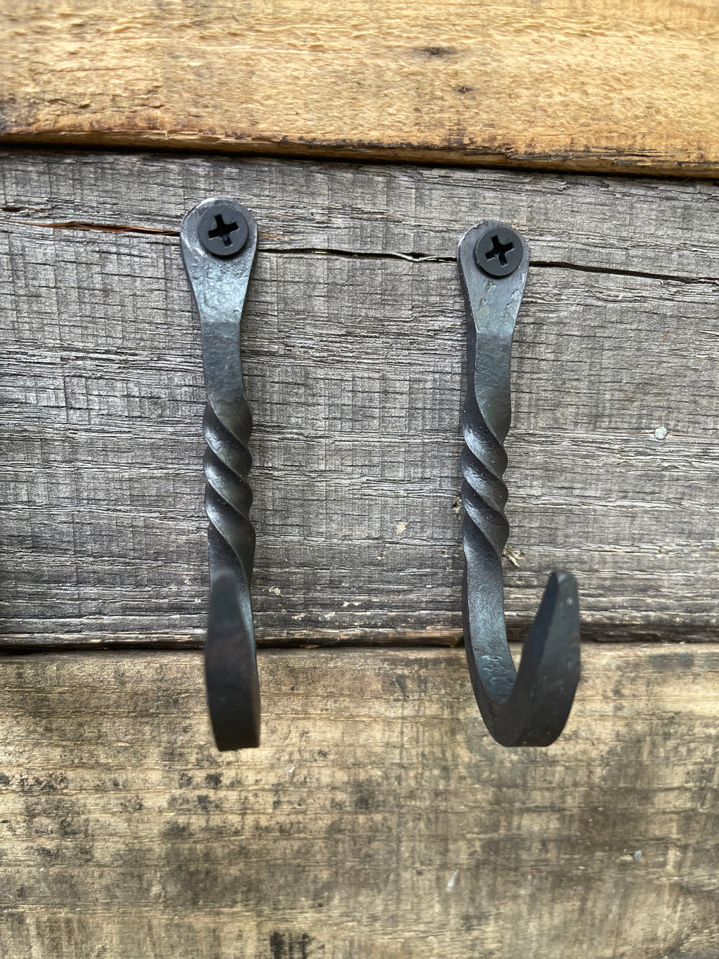 Hand-Forged Wall Hook - Small