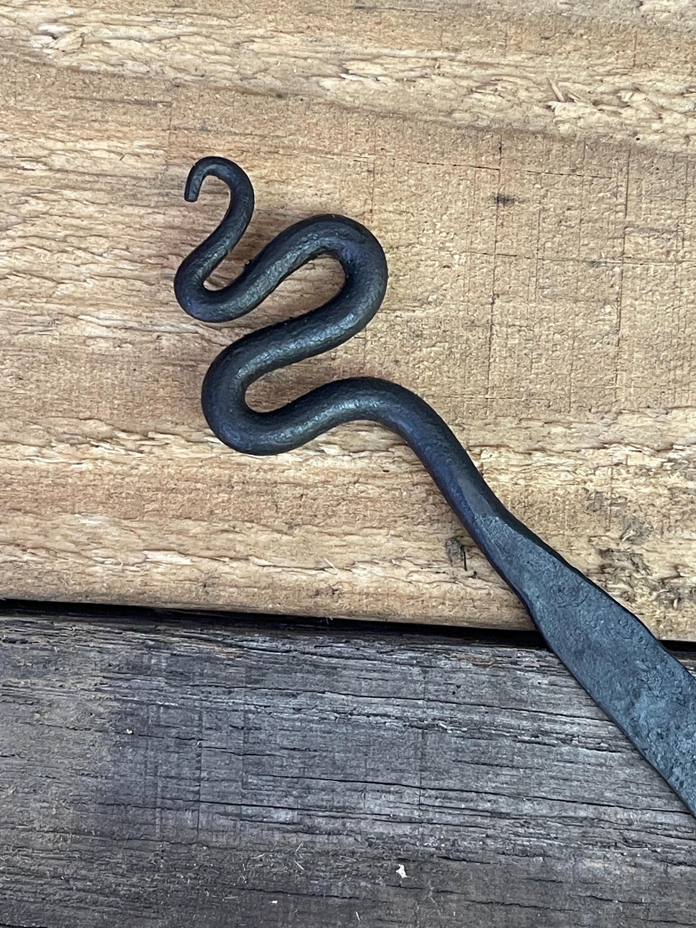 Hand-Forged Steel Bookmark - Serpent