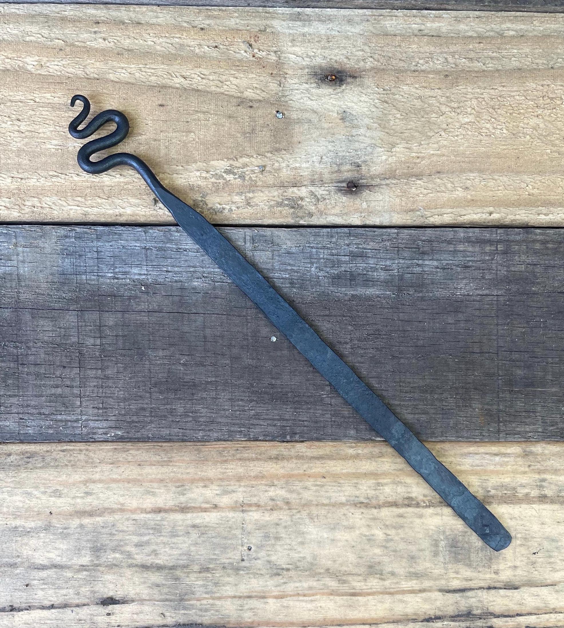 Hand-Forged Steel Bookmark - Serpent