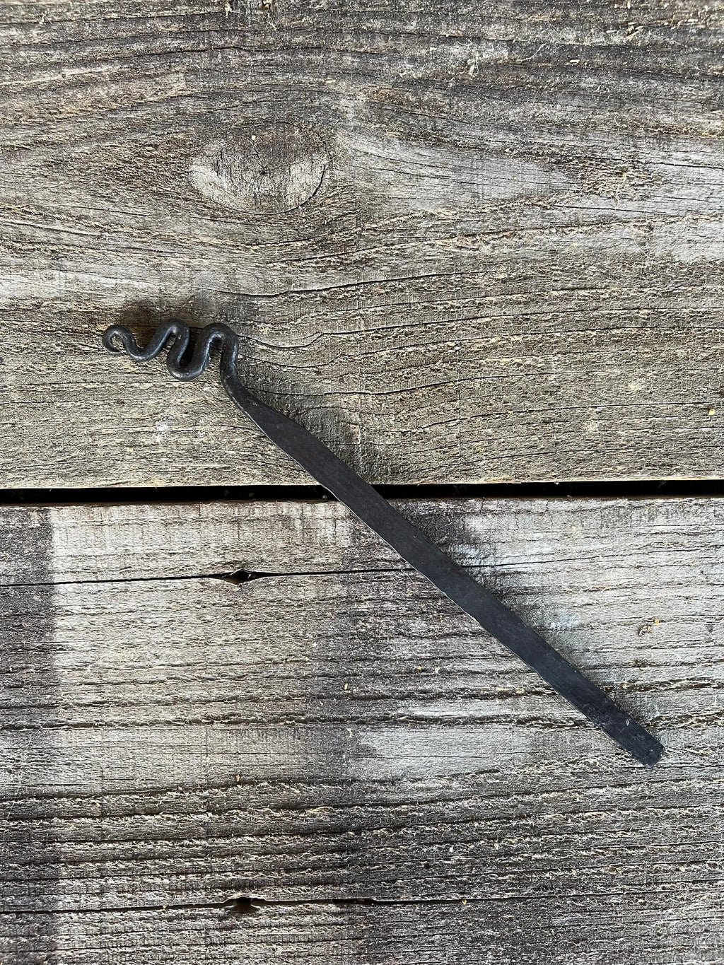 Hand-Forged Steel Bookmark - Serpent