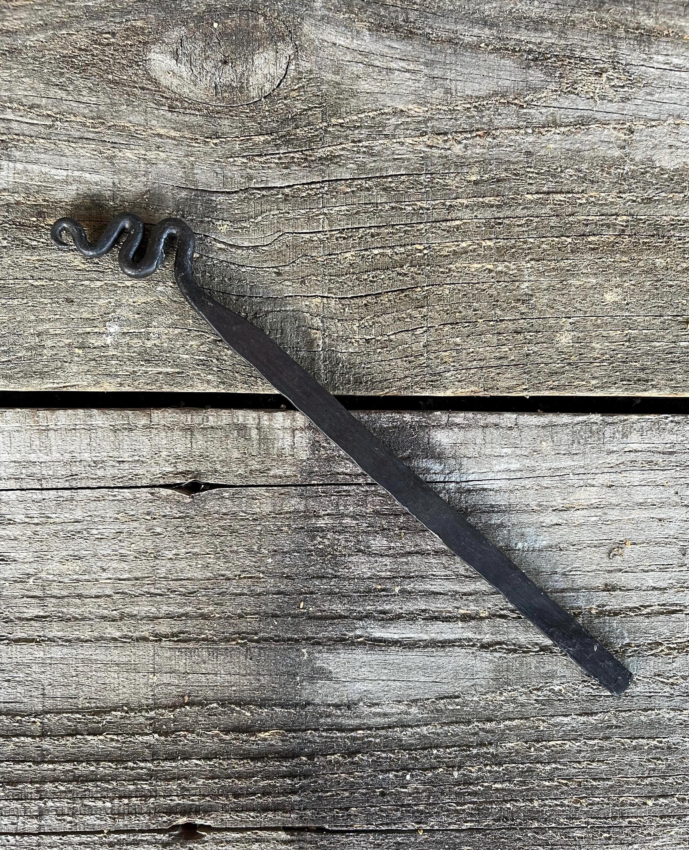Hand-Forged Steel Bookmark - Serpent