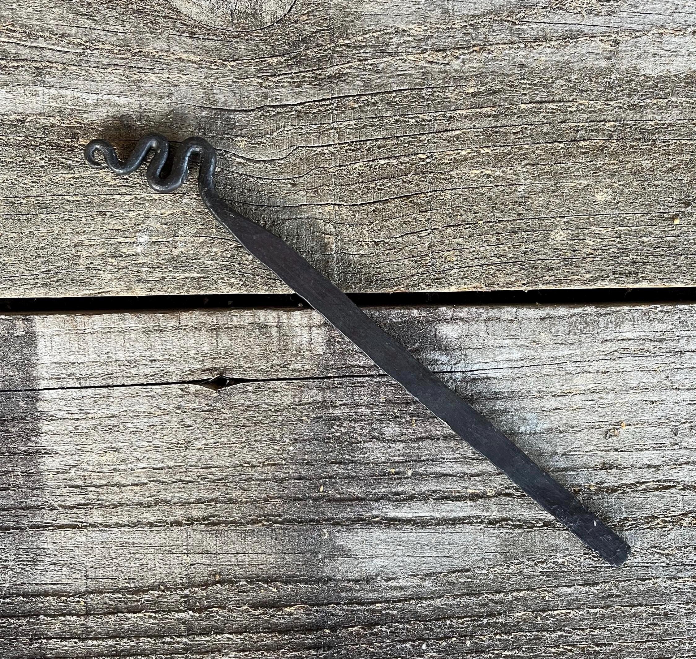 Hand-Forged Steel Bookmark - Serpent