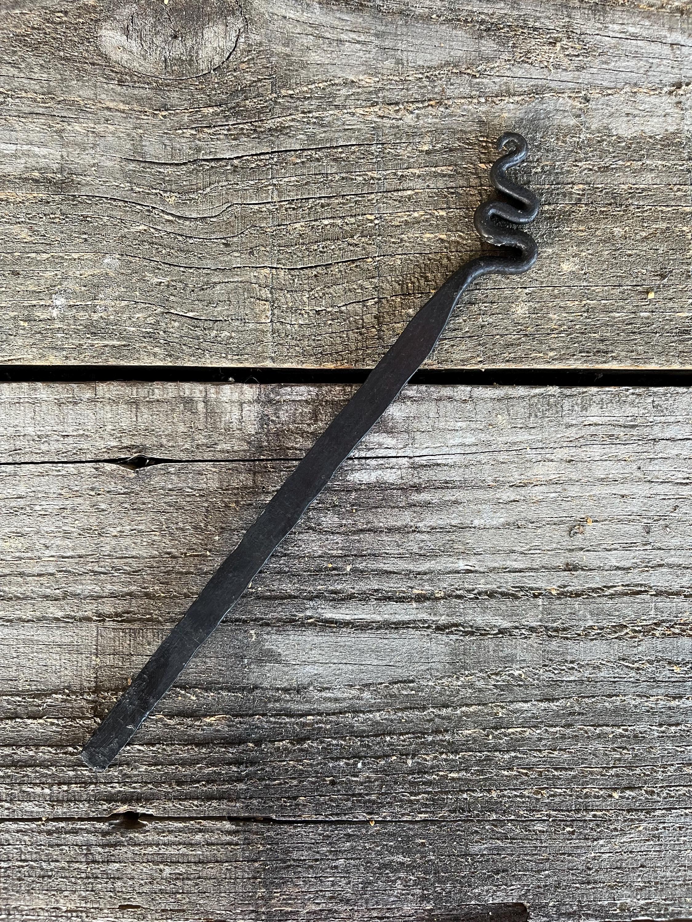 Hand-Forged Steel Bookmark - Serpent