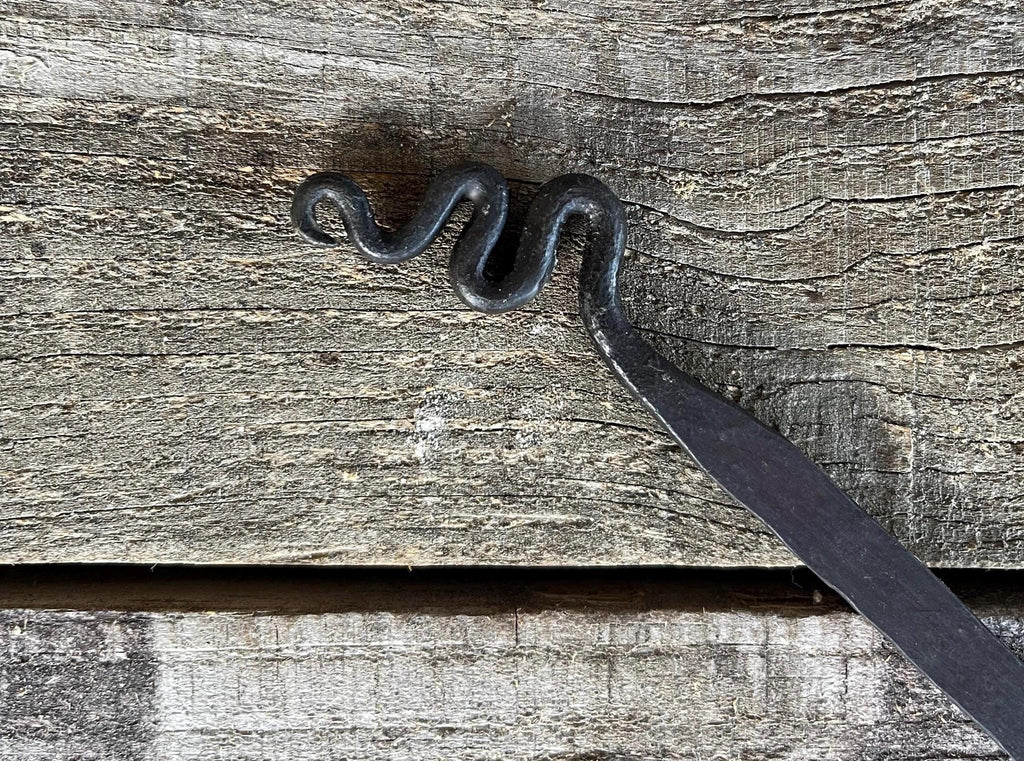 Hand-Forged Steel Bookmark - Serpent