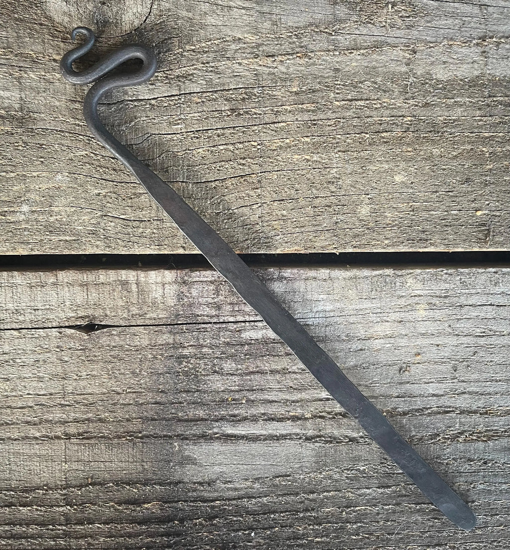 Hand-Forged Steel Bookmark - Serpent