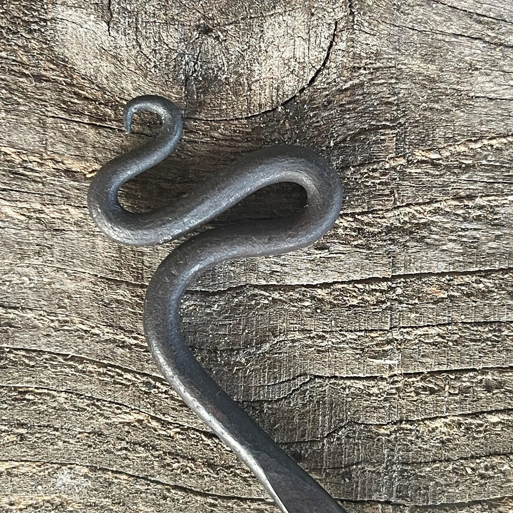 Hand-Forged Steel Bookmark - Serpent