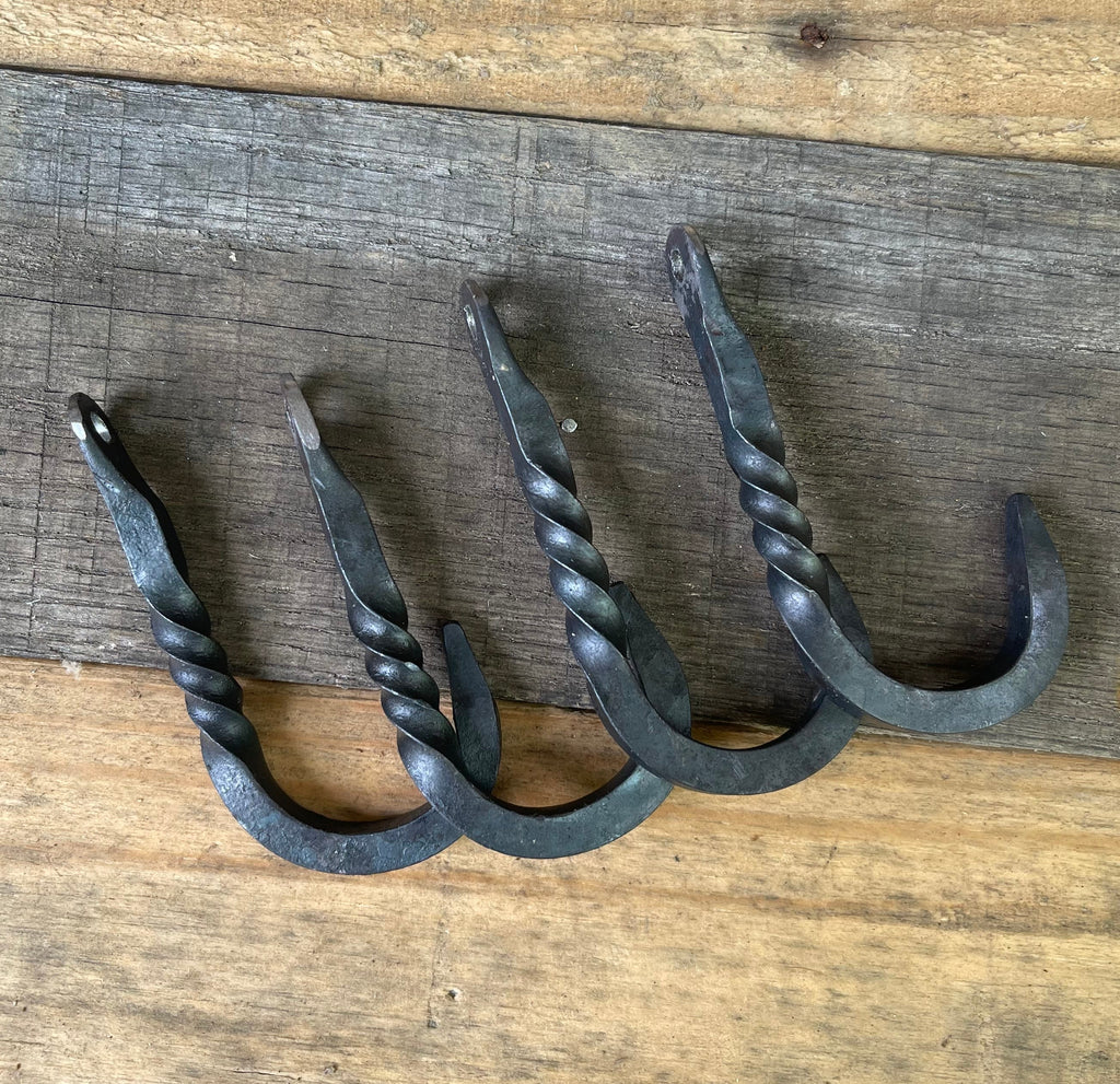 Hand-Forged Wall Hook - Small