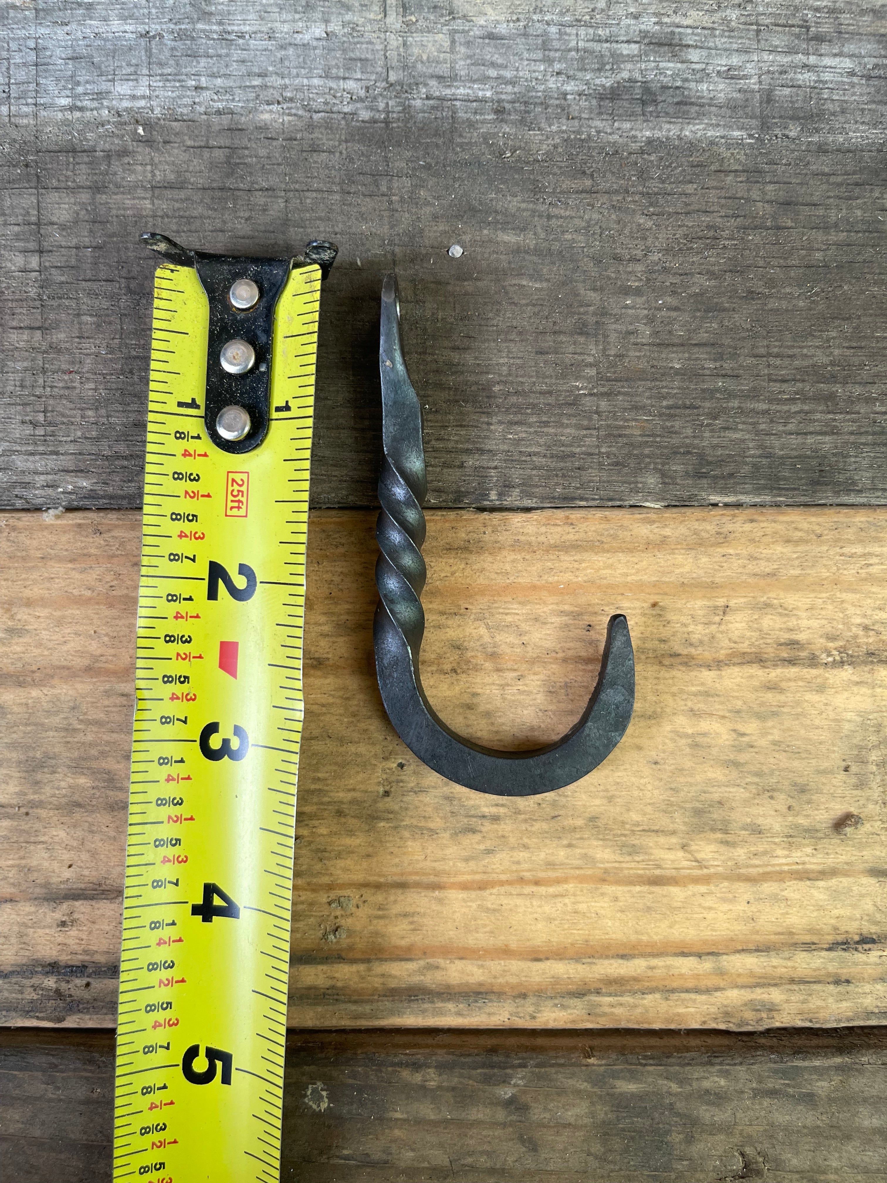 Hand-Forged Wall Hook - Small