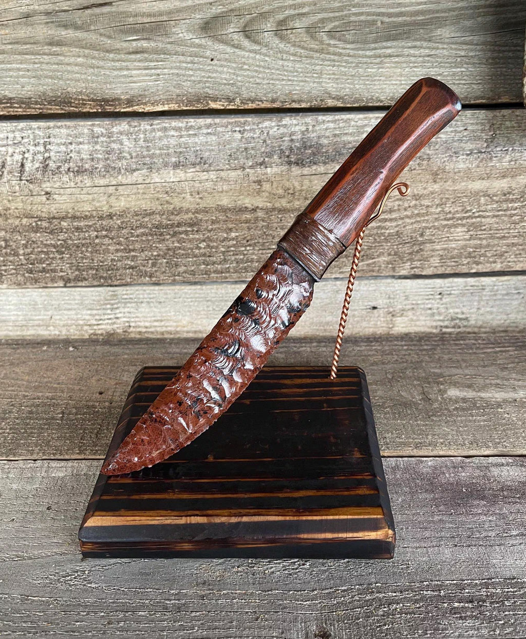 Mahogany Obsidian Knife