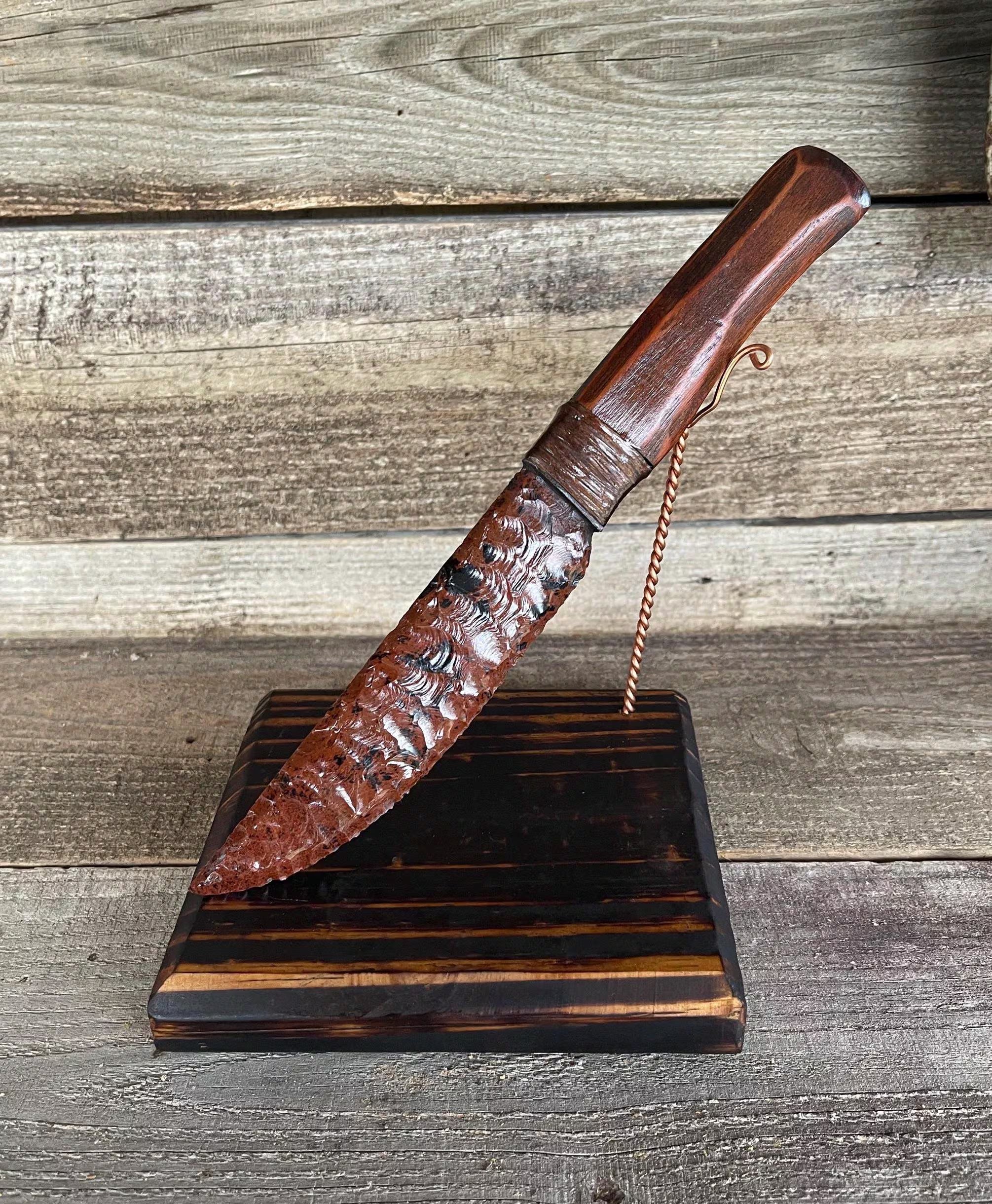 Mahogany Obsidian Knife