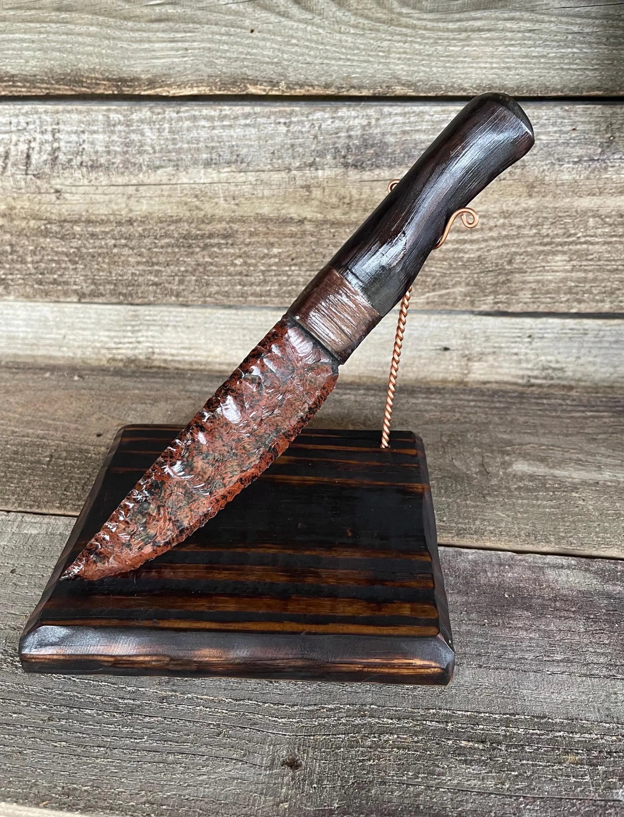 Mahogany Obsidian Knife