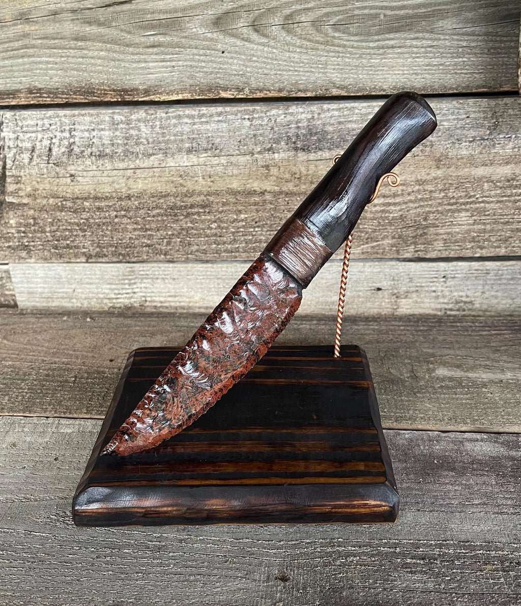 Mahogany Obsidian Knife