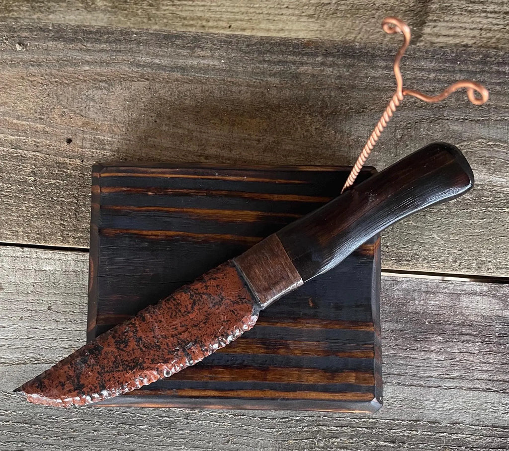 Mahogany Obsidian Knife