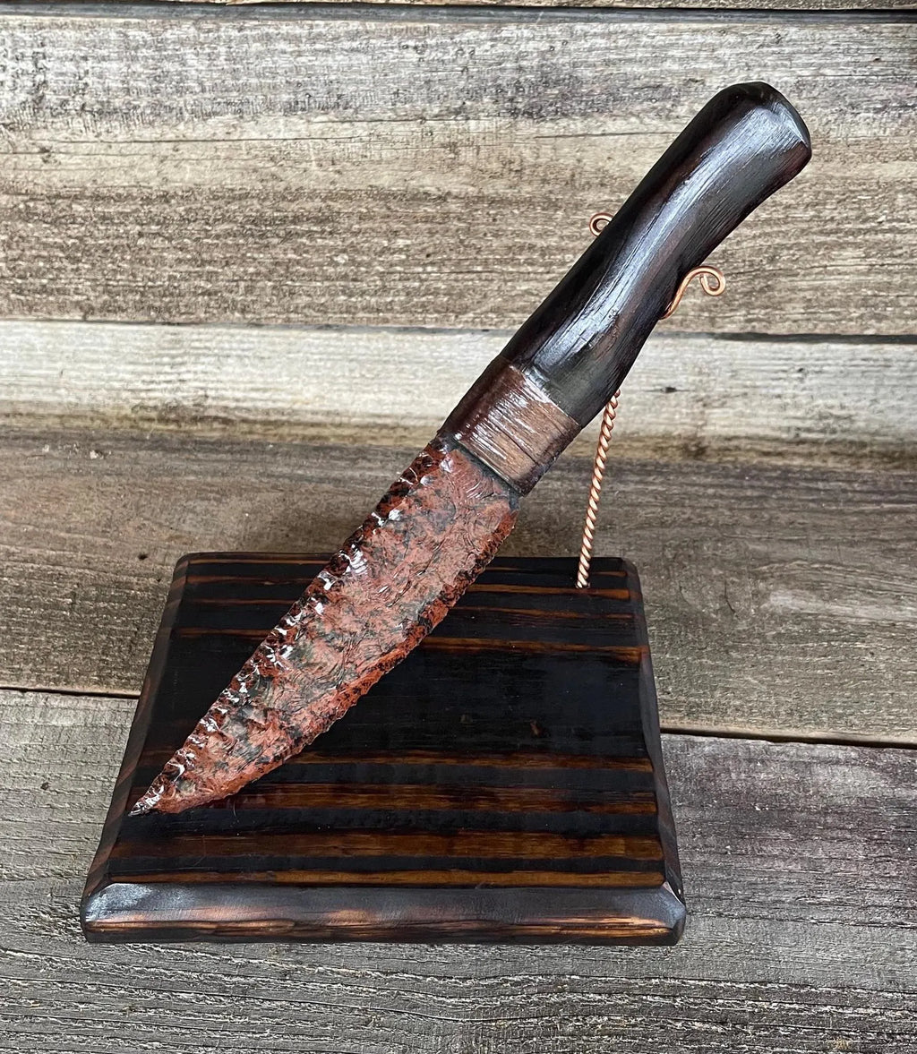 Mahogany Obsidian Knife