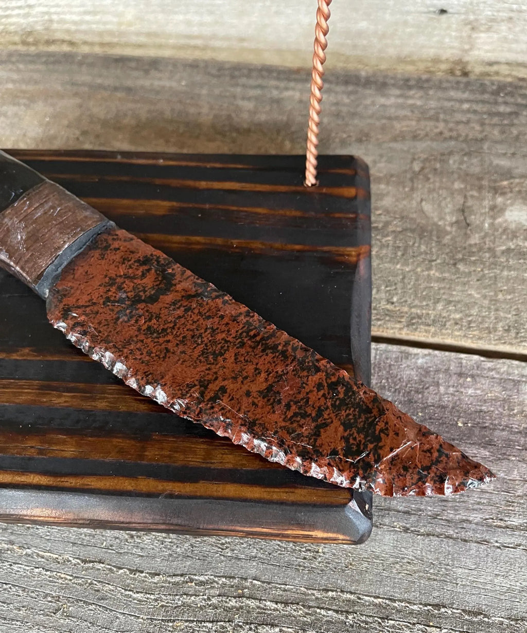 Mahogany Obsidian Knife