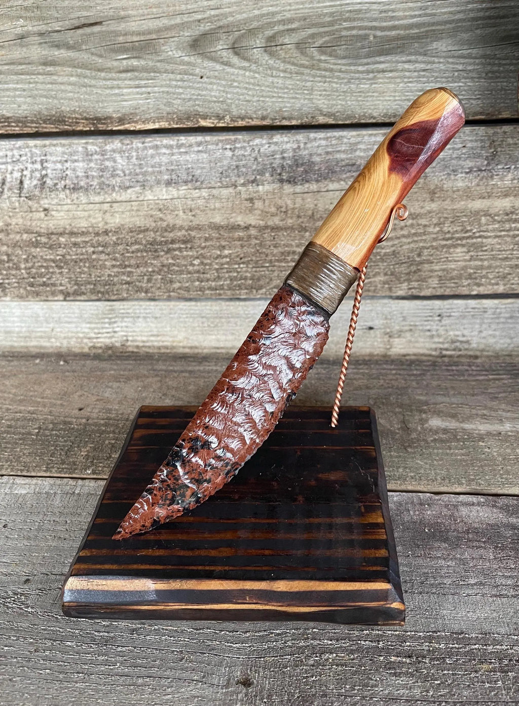 Mahogany Obsidian Knife