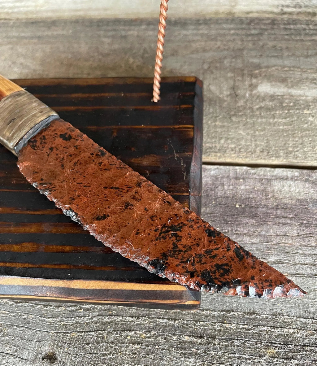Mahogany Obsidian Knife