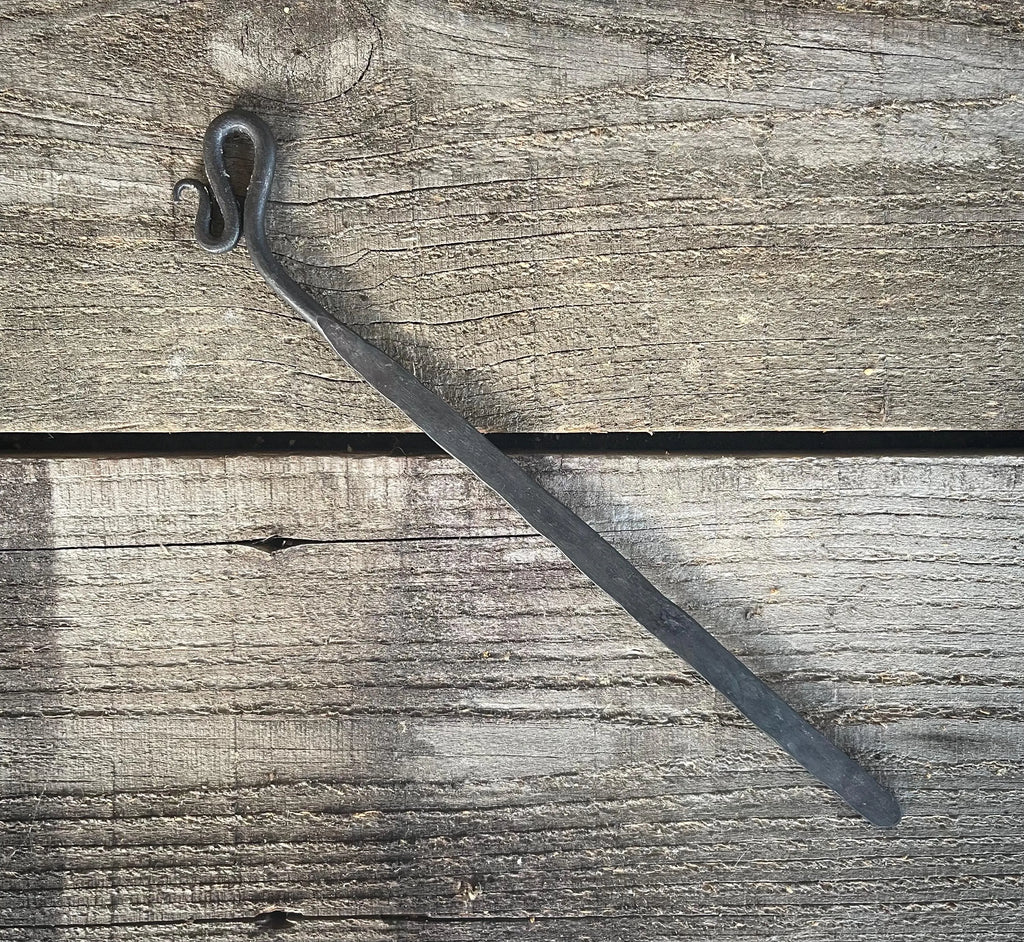 Hand-Forged Steel Bookmark - Serpent