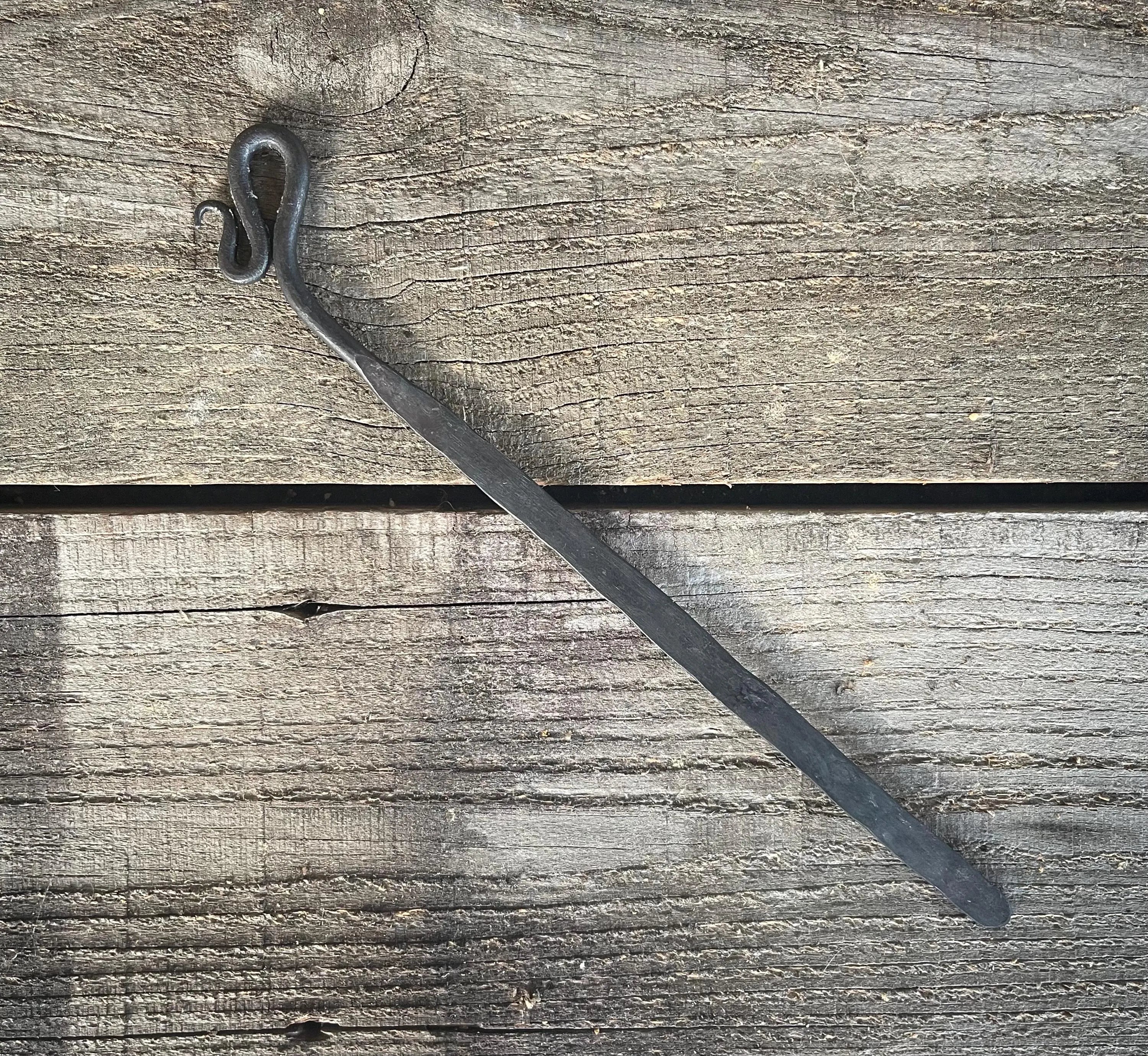 Hand-Forged Steel Bookmark - Serpent