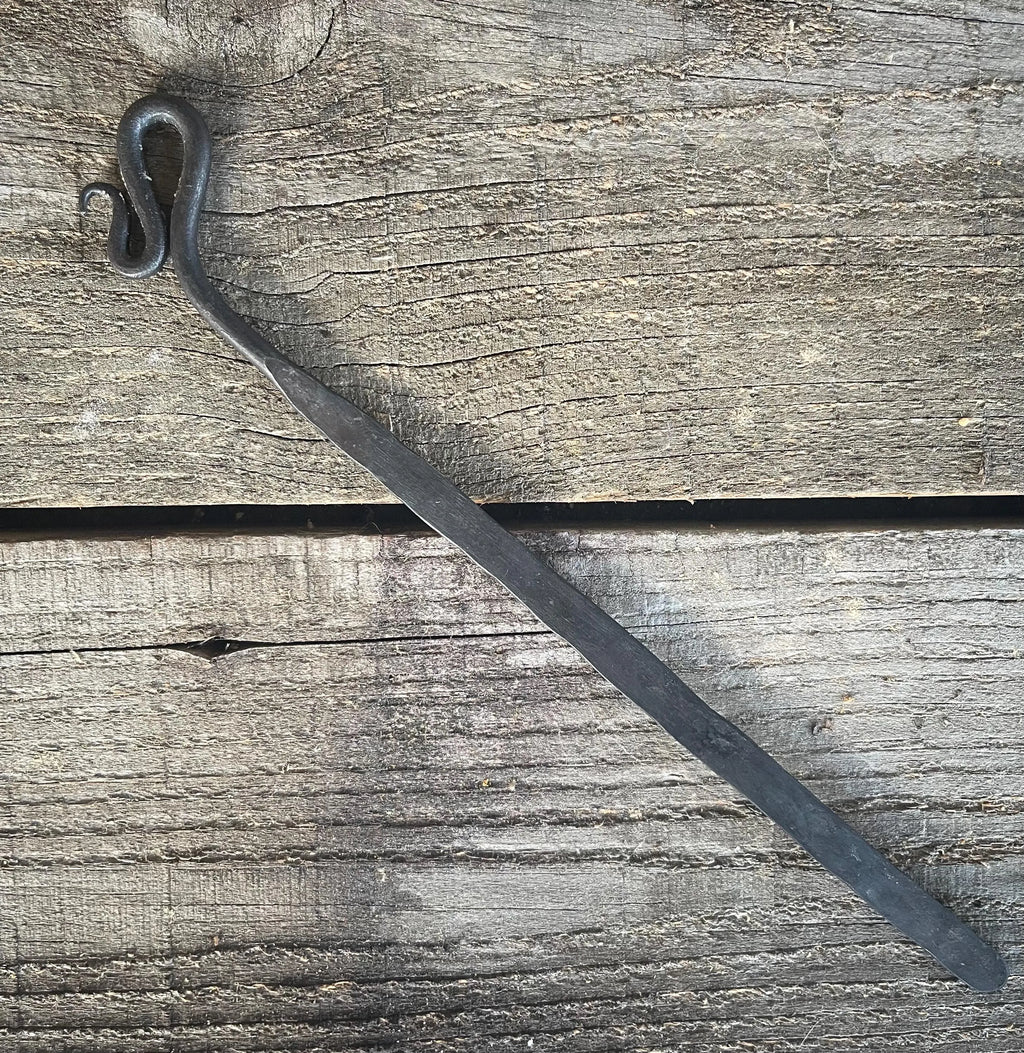 Hand-Forged Steel Bookmark - Serpent