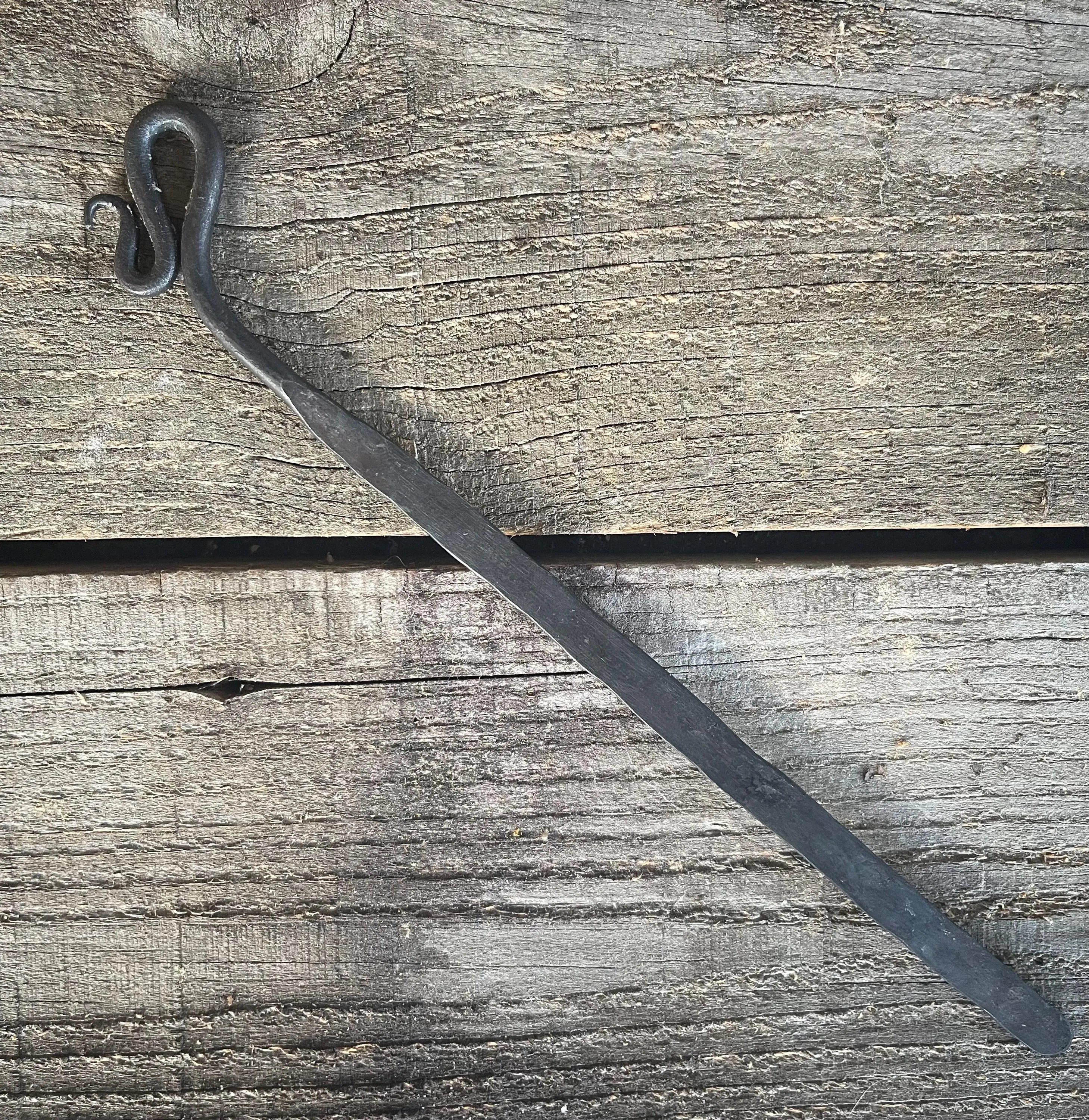 Hand-Forged Steel Bookmark - Serpent