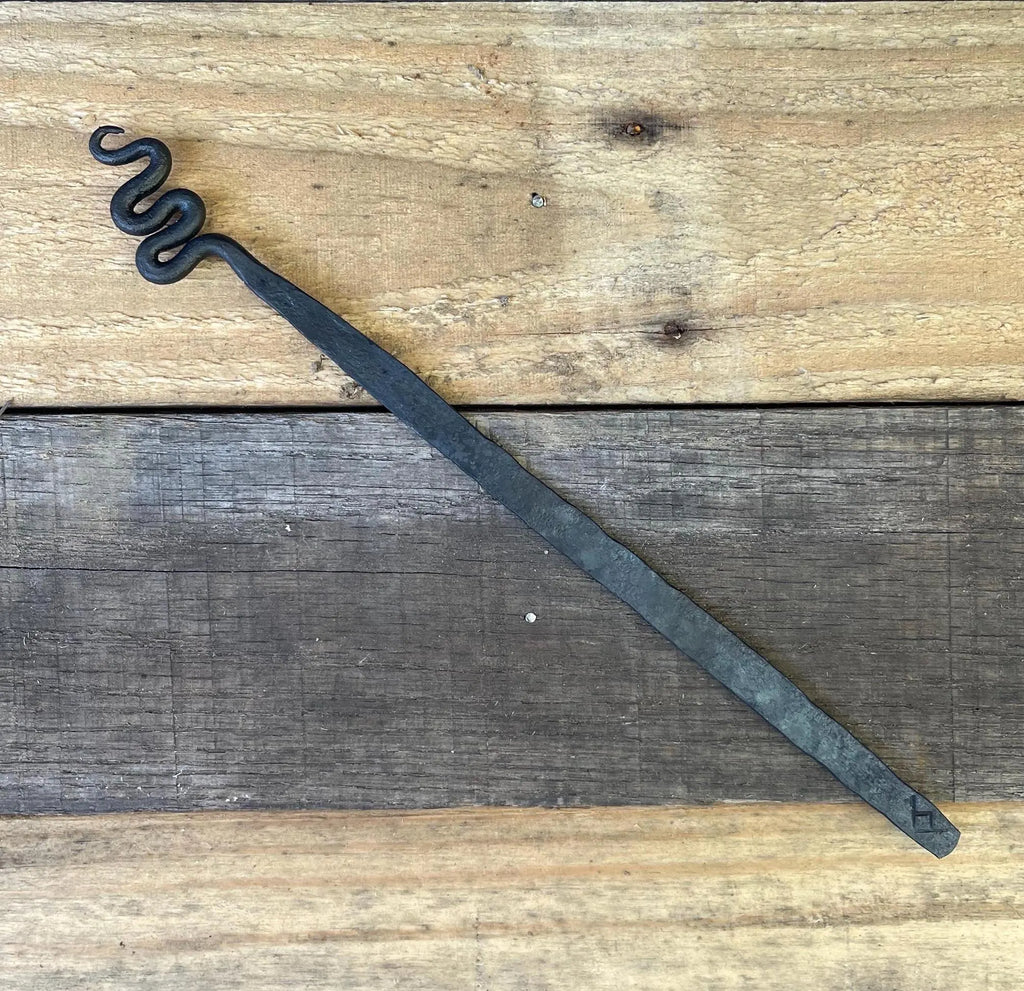 Hand-Forged Steel Bookmark - Serpent