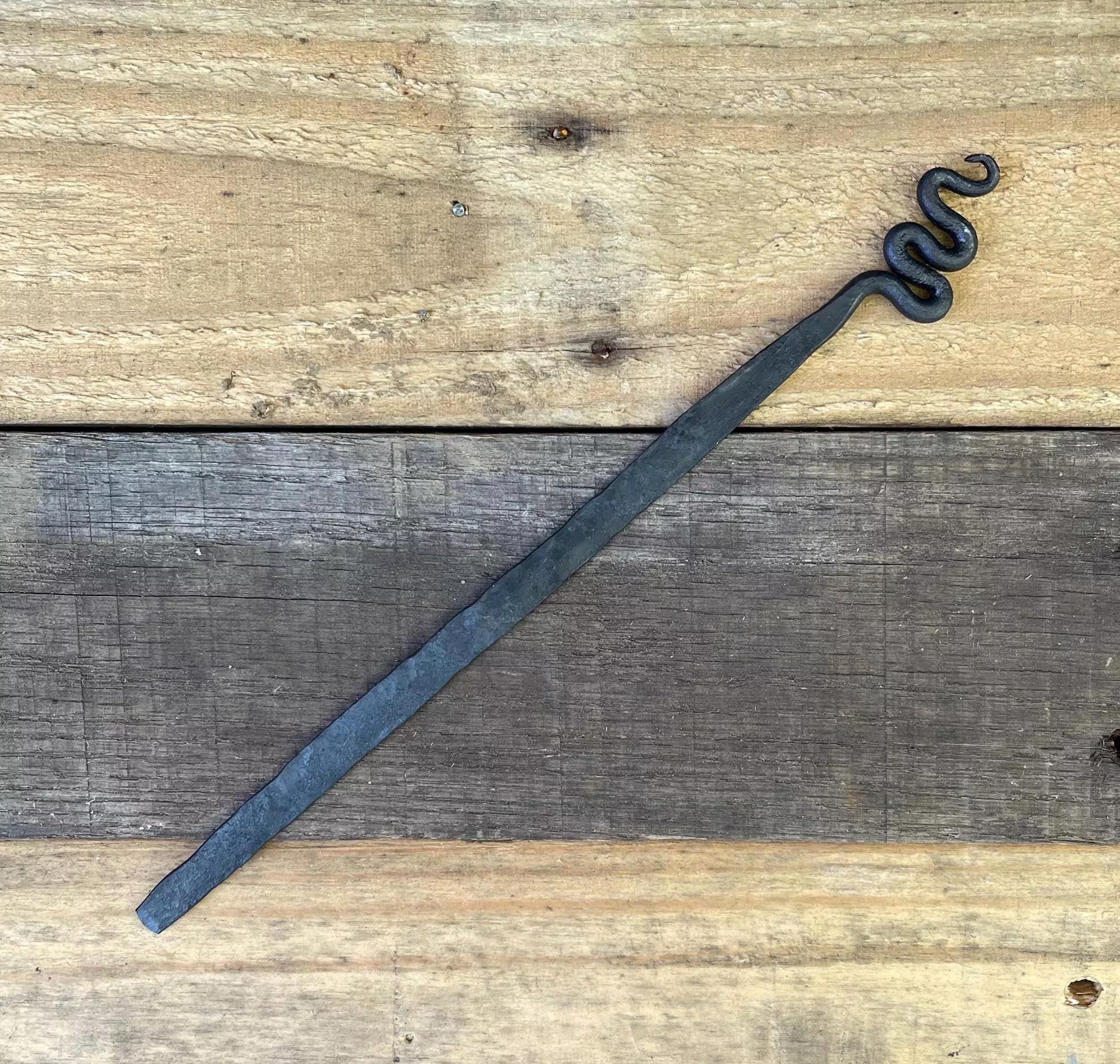 Hand-Forged Steel Bookmark - Serpent