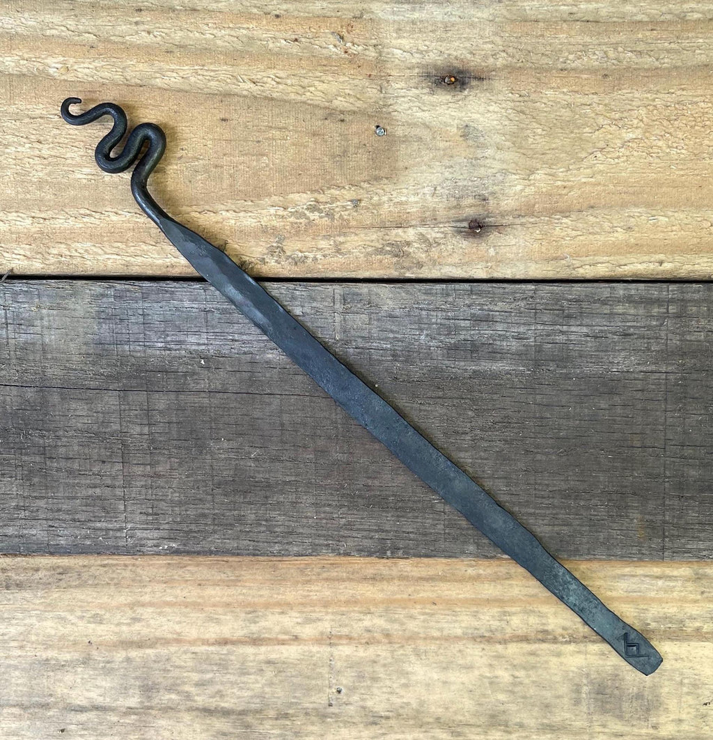 Hand-Forged Steel Bookmark - Serpent