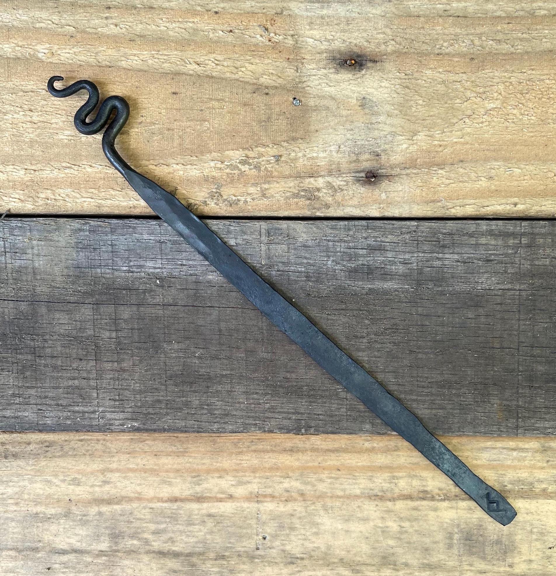 Hand-Forged Steel Bookmark - Serpent