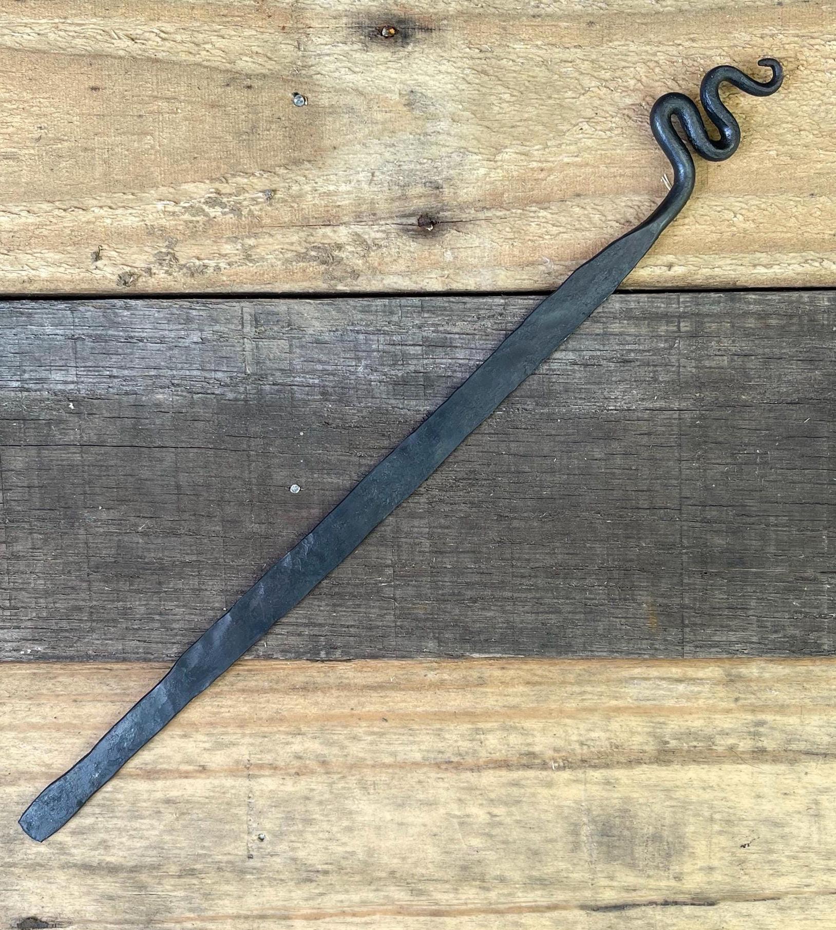 Hand-Forged Steel Bookmark - Serpent