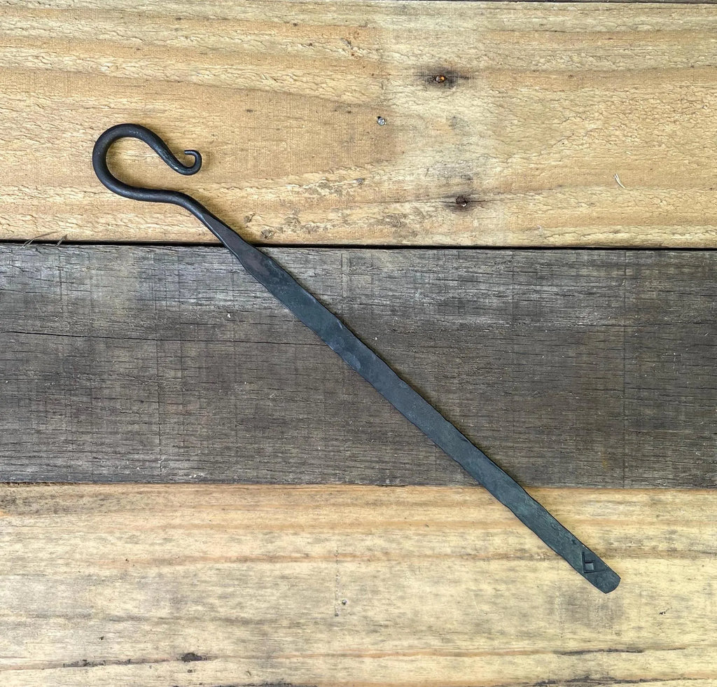 Hand-Forged Steel Bookmark - Scroll