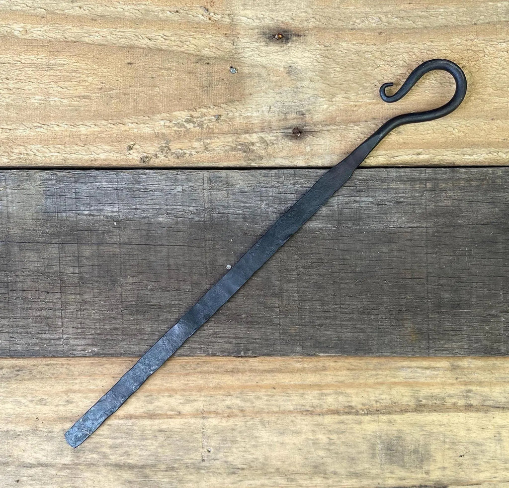 Hand-Forged Steel Bookmark - Scroll
