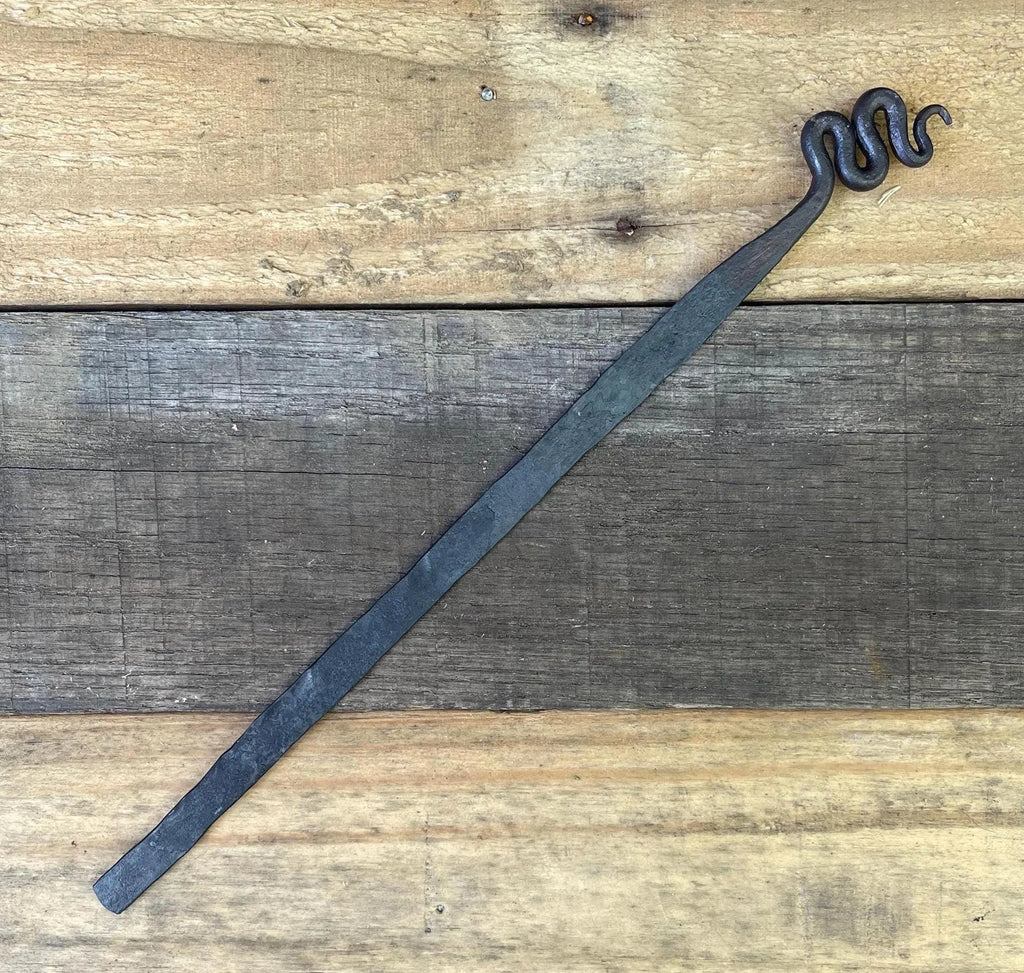 Hand-Forged Steel Bookmark - Serpent