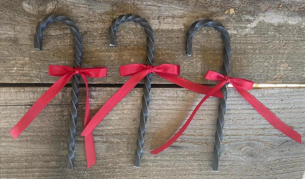 Hand-Forged Candy Cane Ornament