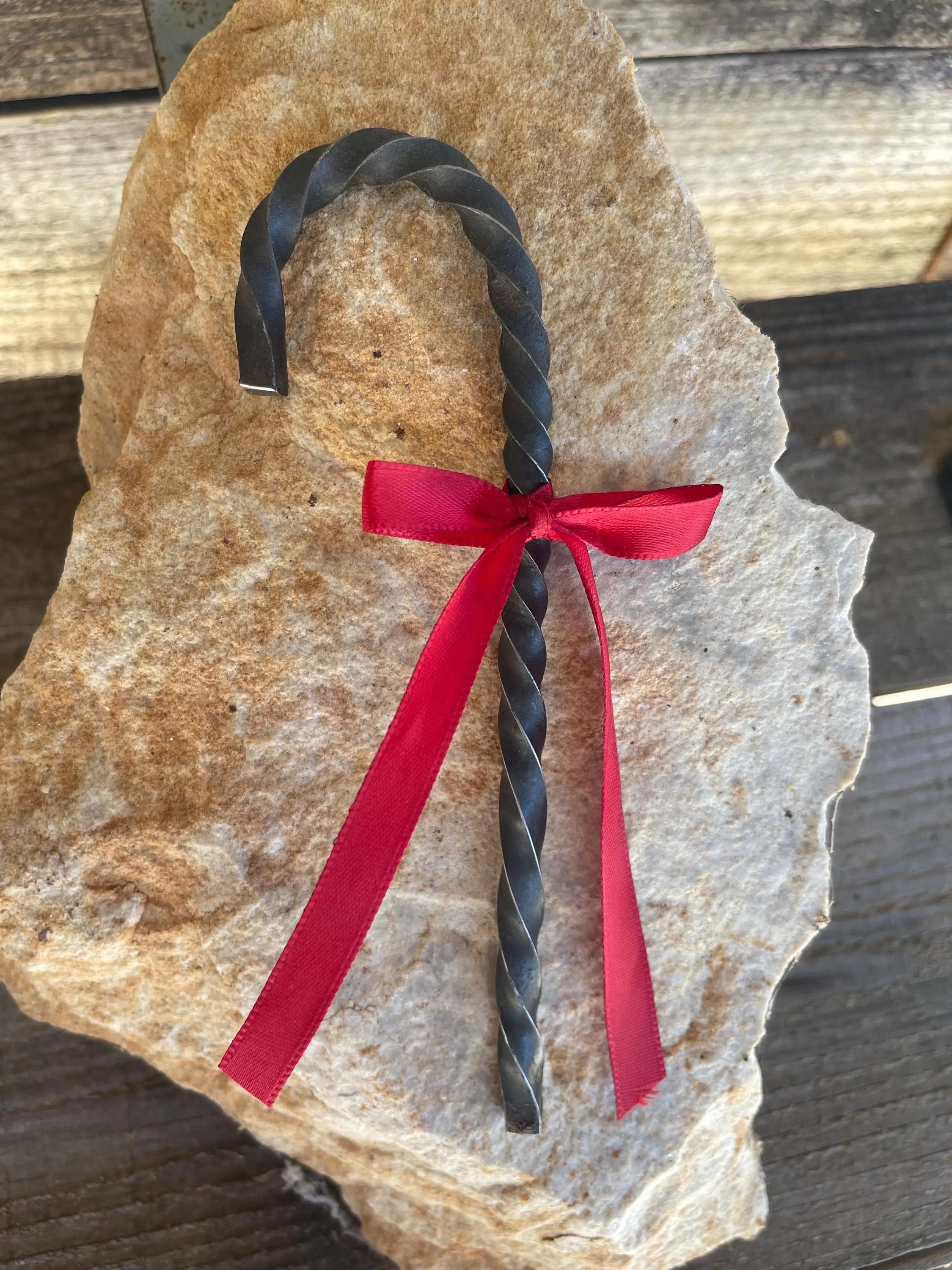 Hand-Forged Candy Cane Ornament