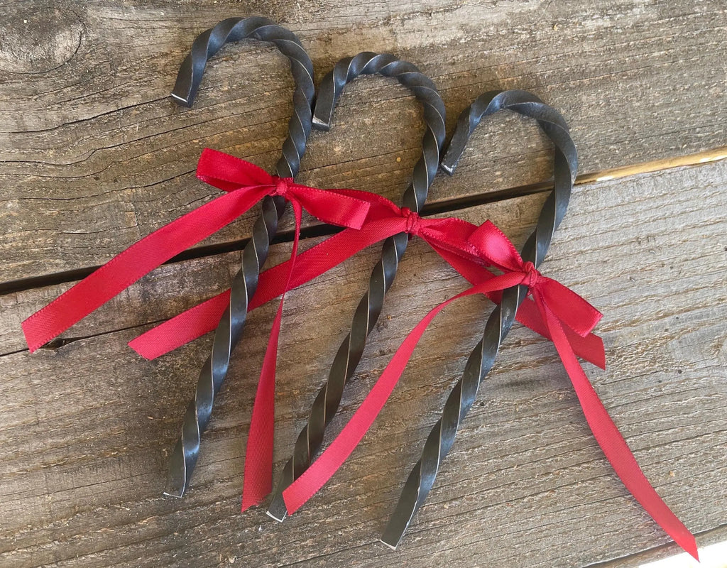 Hand-Forged Candy Cane Ornament