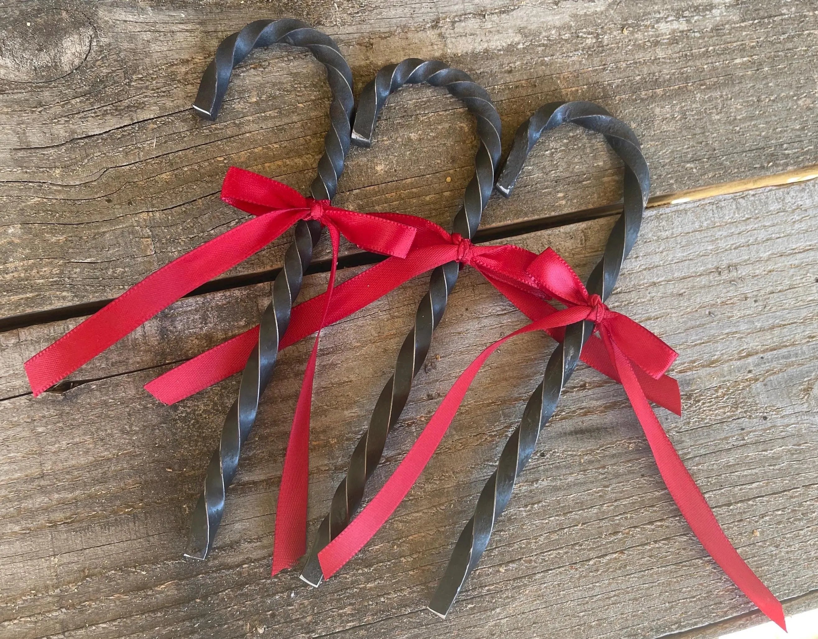 Hand-Forged Candy Cane Ornament