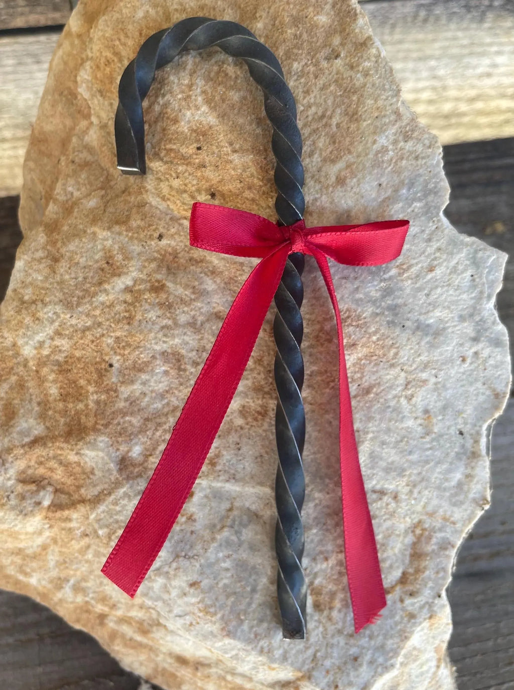 Hand-Forged Candy Cane Ornament