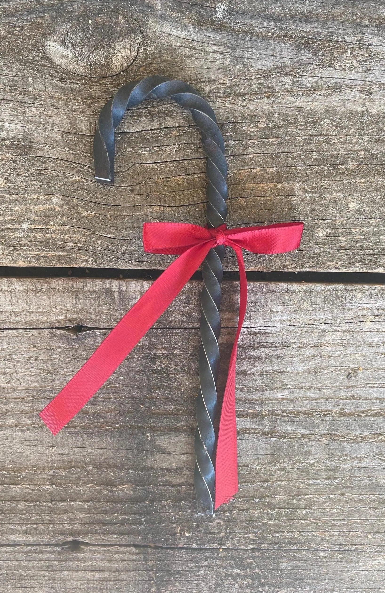 Hand-Forged Candy Cane Ornament