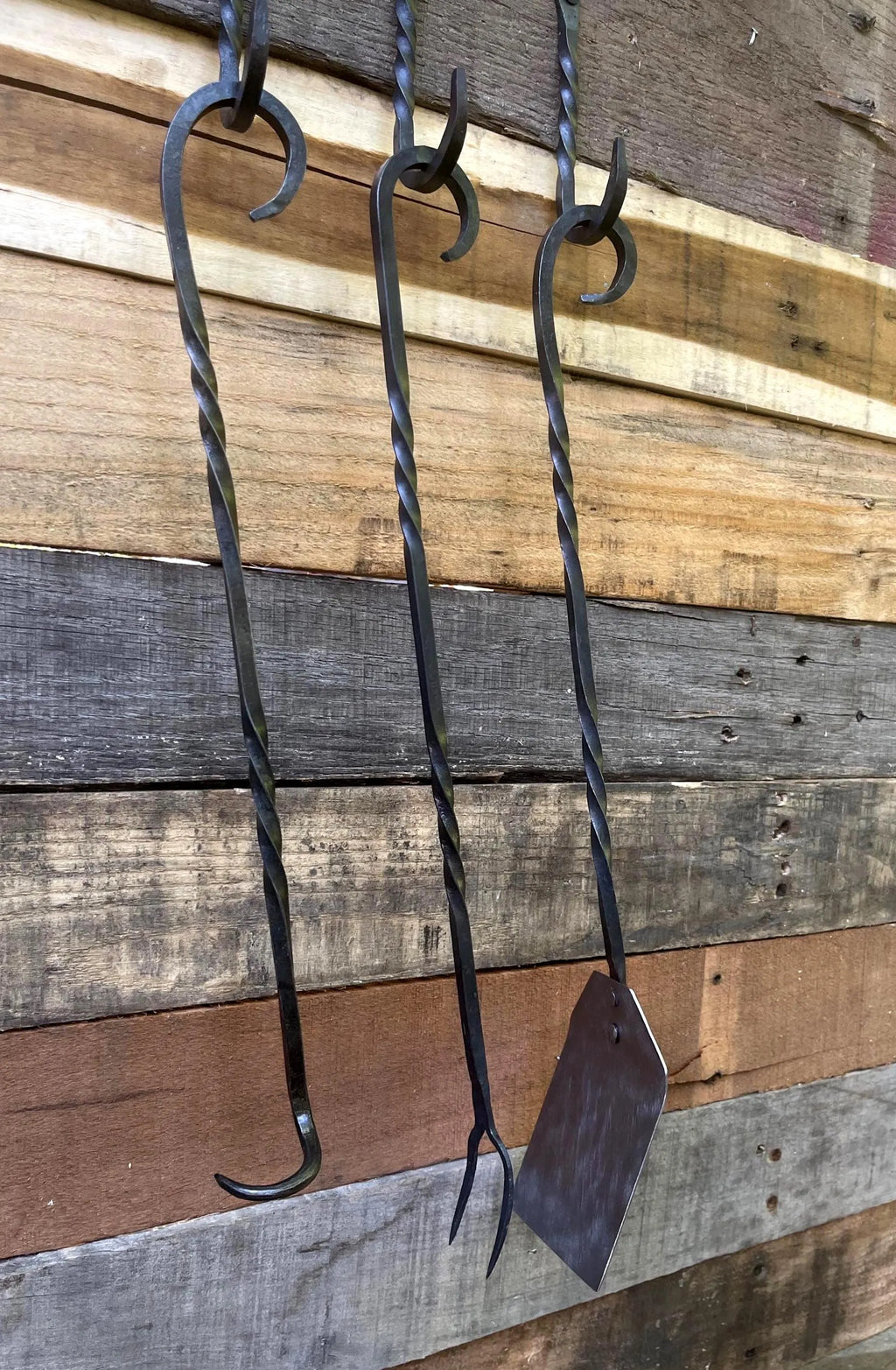 Hand-Forged Grilling Tool Set