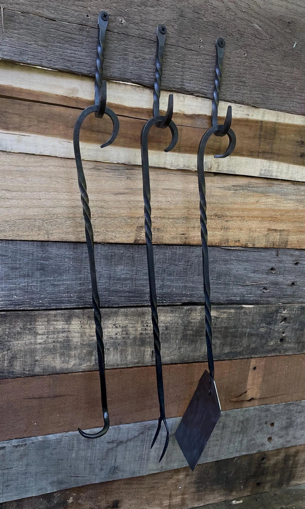 Hand-Forged Grilling Tool Set