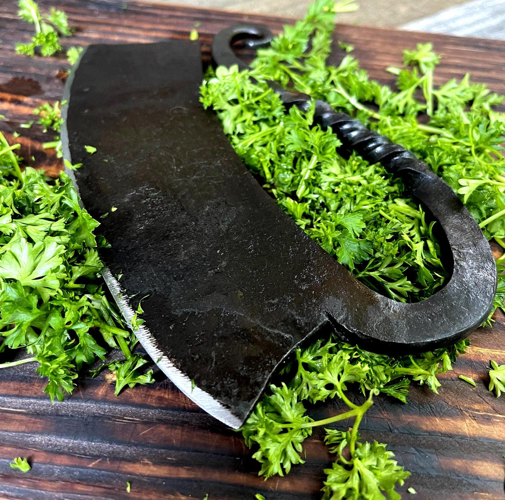 Hand-Forged Herb Chopper - Large