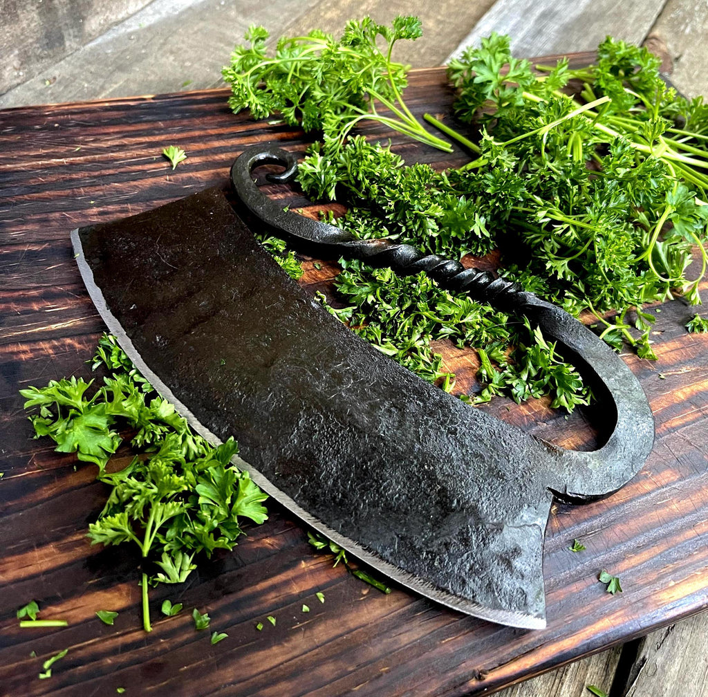 Hand-Forged Herb Chopper - Large