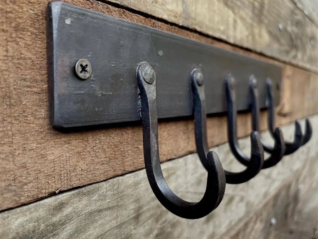 Hand-Forged Key Rack - Entryway Organizer
