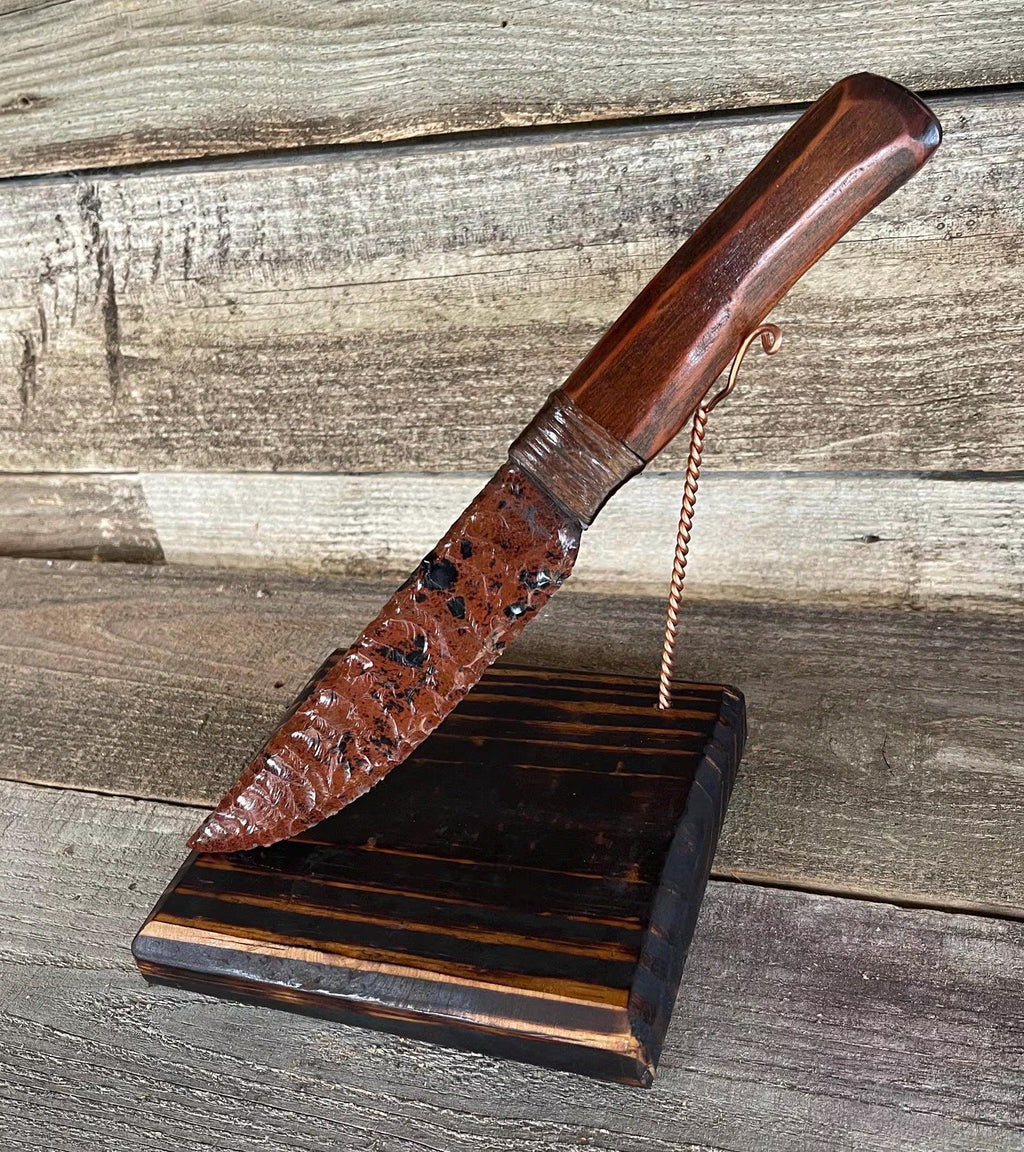 Mahogany Obsidian Knife