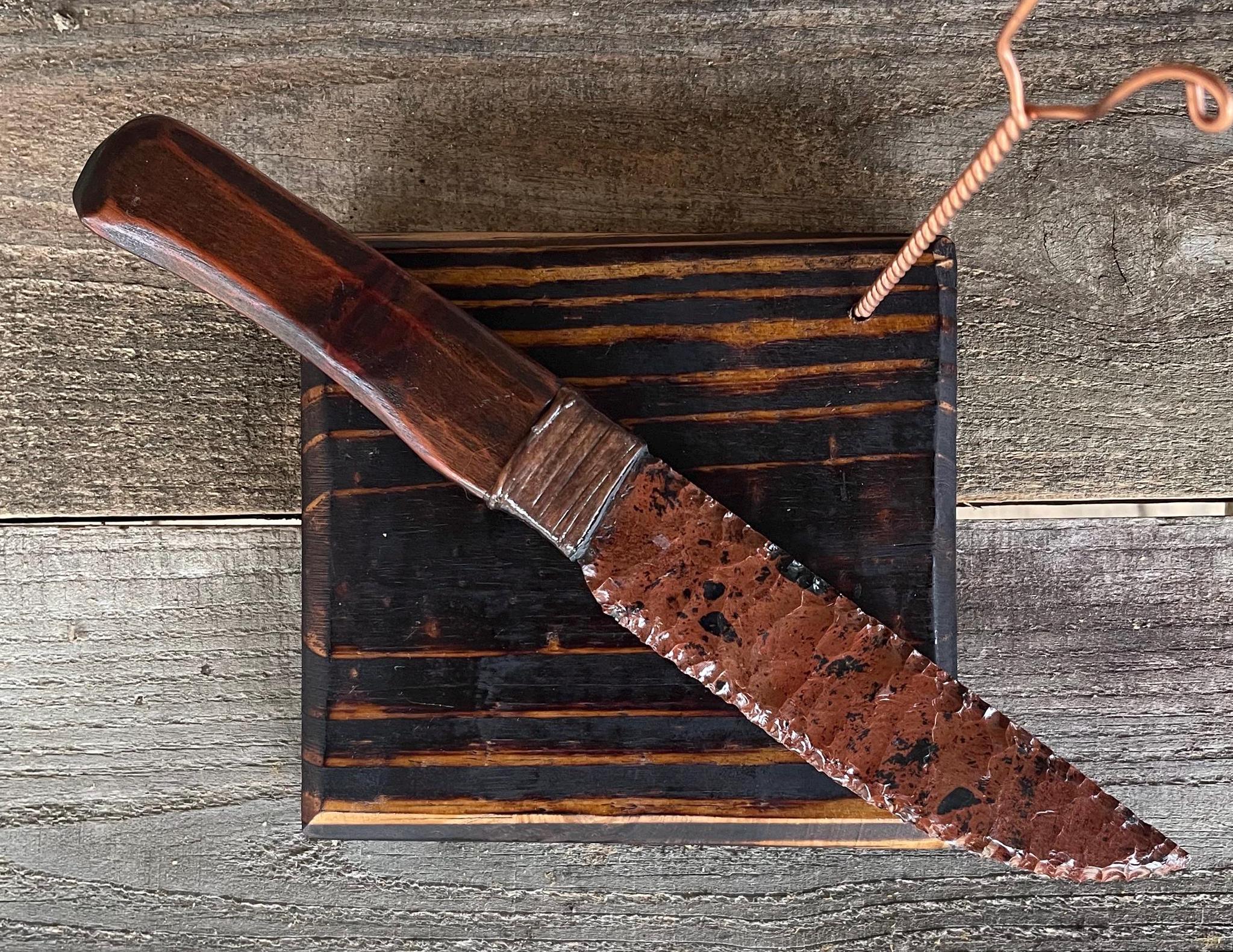 Mahogany Obsidian Knife